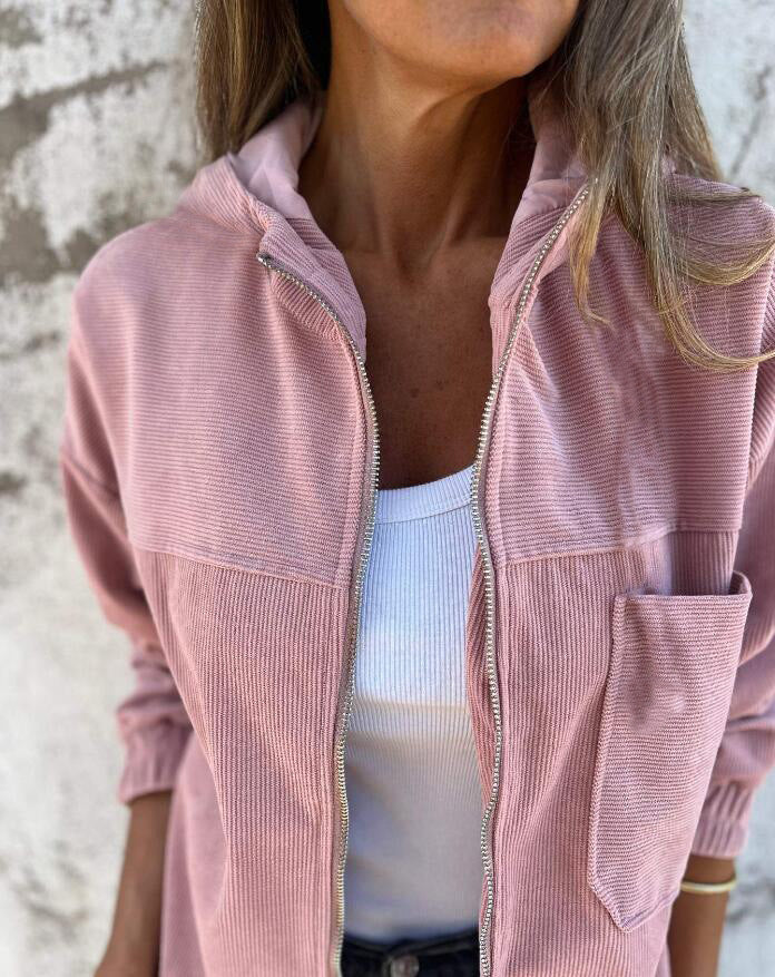 Veste ELORA à Capuche en Velours