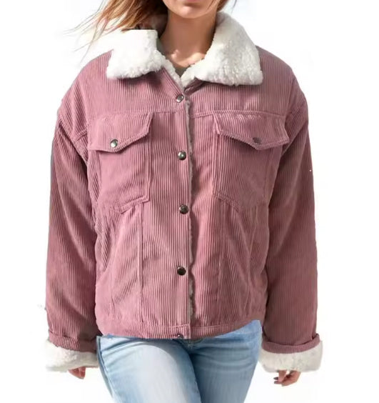 Veste en velours côtelé