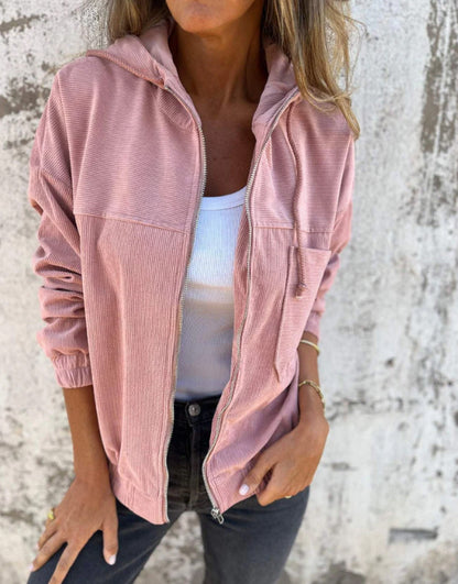 Veste ELORA à Capuche en Velours