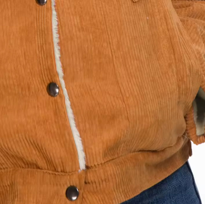 Veste en velours côtelé